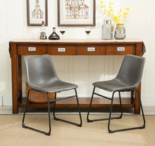 Load image into Gallery viewer, Haven House 7pc Wood Dining Table Vintage Gray
